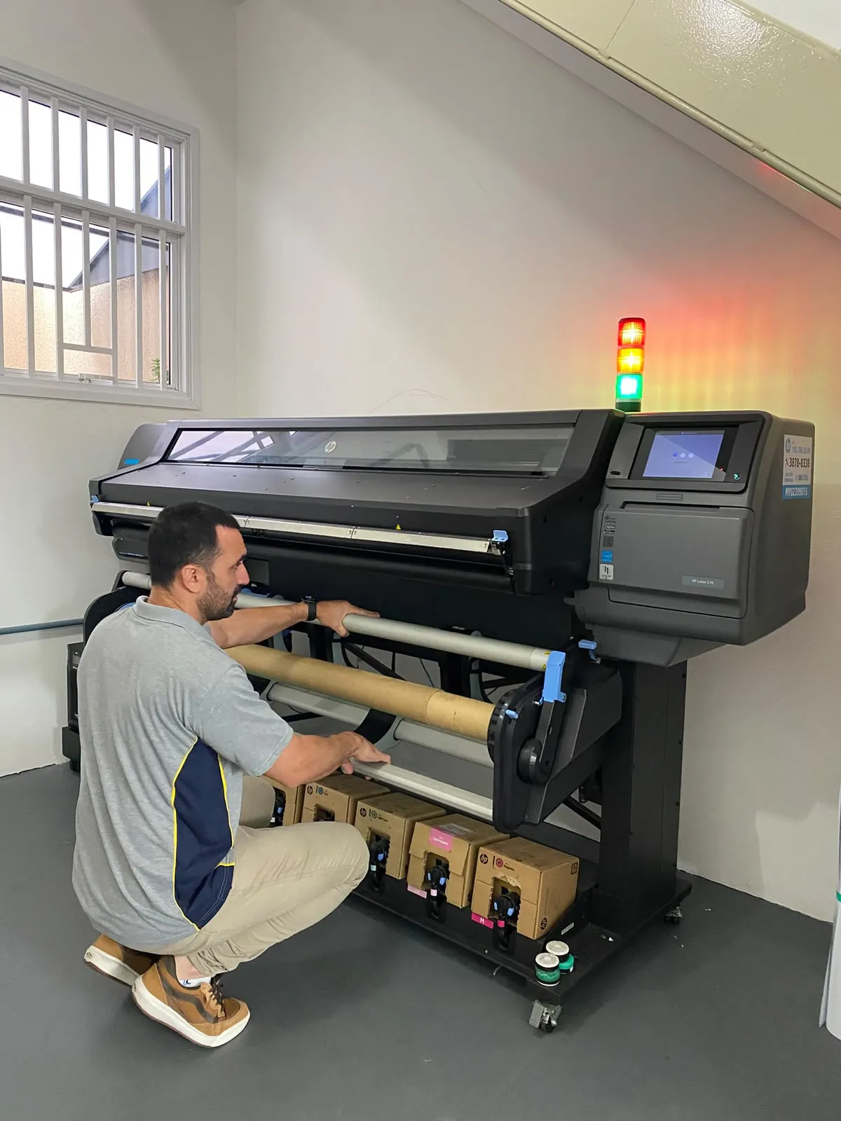 Impressora HP Latex da Alprint